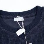 T-shirt Christian Dior Embossed Monogram Navy DO051 - Image 9