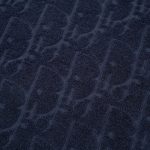 T-shirt Christian Dior Embossed Monogram Navy DO051 - Image 4