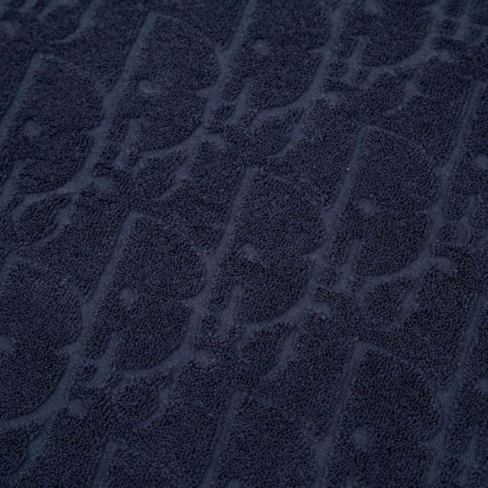 T-shirt Christian Dior Embossed Monogram Navy DO051 - Image 4