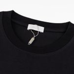 T-shirt Dior Black Distressed Logo Couture DO065 - Image 8