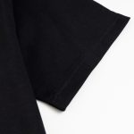 T-shirt Dior Black Distressed Logo Couture DO065 - Image 7