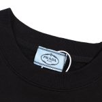 Sweatshirt Prada Deer Embroidery Black PD022 - Image 8