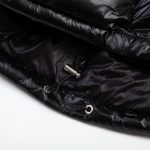 Jacket Puffer Moncler Black with Hood MCL013 - Image 11