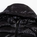Jacket Puffer Moncler Black with Hood MCL013 - Image 7