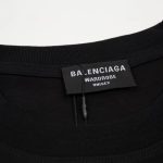 T-shirt Balenciaga BB Pixel Logo Black BL068 - Image 8
