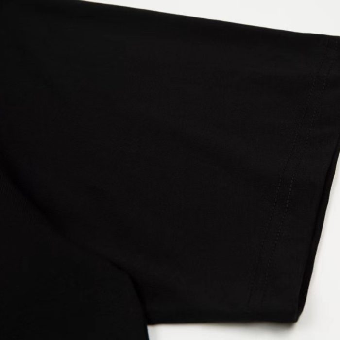T-shirt Balenciaga BB Pixel Logo Black BL068 - Image 5