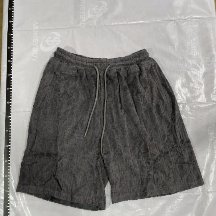 Short Dior Monogram Black Drawstring DO056 - Image 10