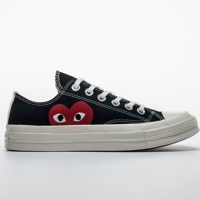 Converse Chuck Taylor All Star 70s X Comme des Garçons Play Black CVW001 - Image 3