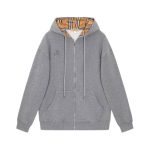 Burberry Embroidered King Logo Zip-Up Hoodie BY021 - Image 2