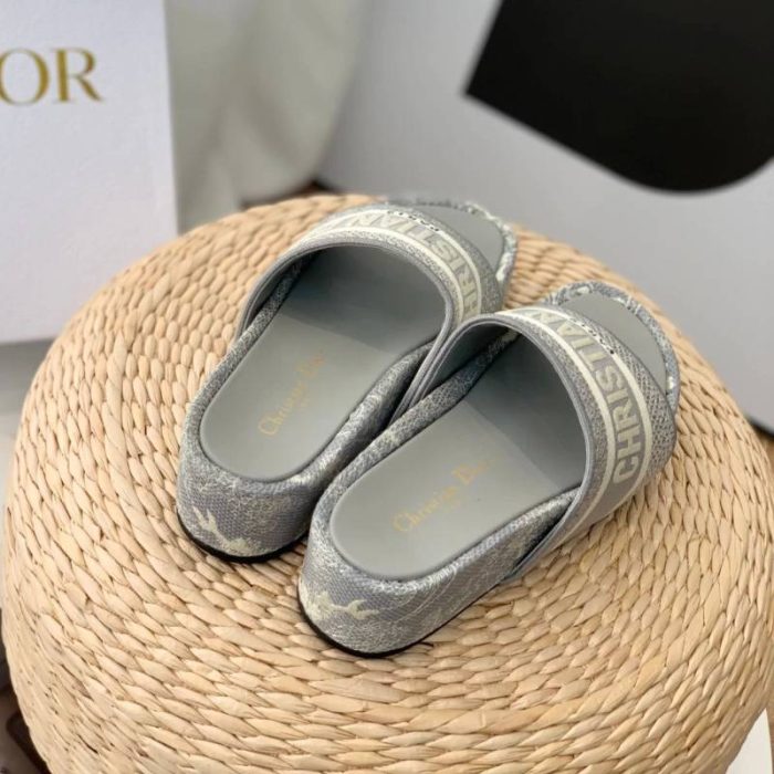 Christian Dior Sandal Gray DO093 - Image 4