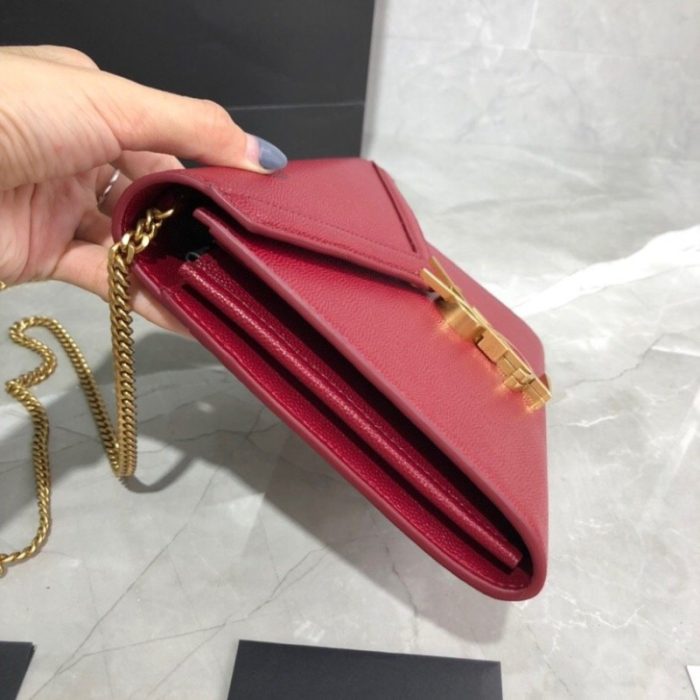 Yves Saint Laurent Cassandra Chain Wallet YSL013 - Image 12