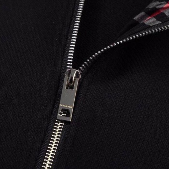 Burberry Embroidered King Logo Zip-Up Hoodie BY021 - Image 14