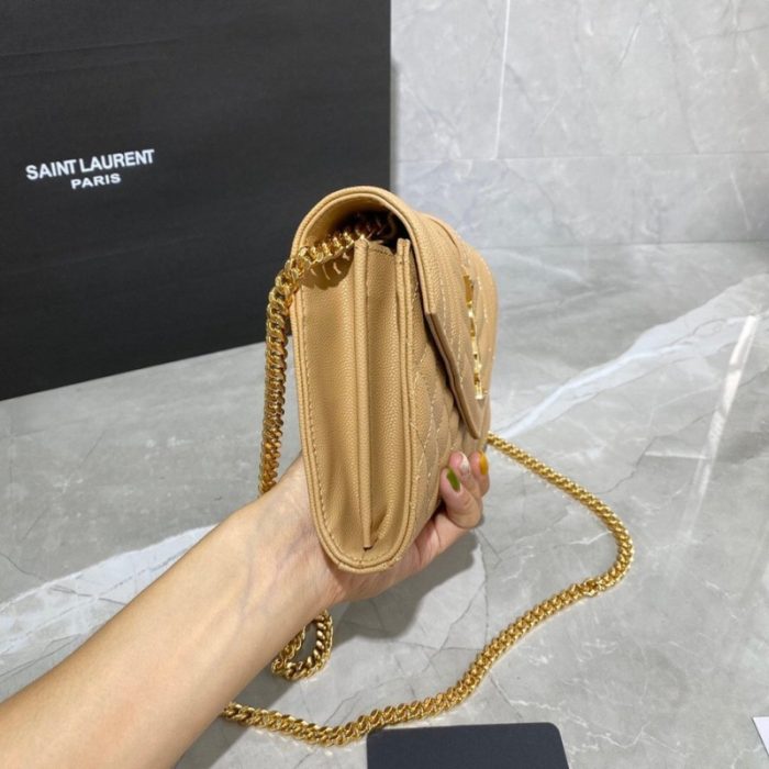Yves Saint Laurent Small Envelope Chain Wallet YSL012 - Image 19