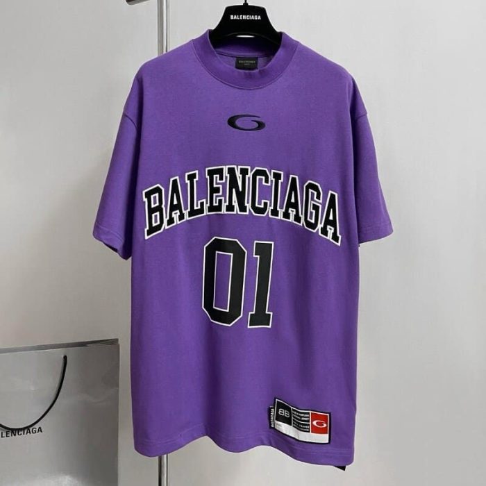 T-shirt- Balenciaga Basketeball White BL114 - Image 2