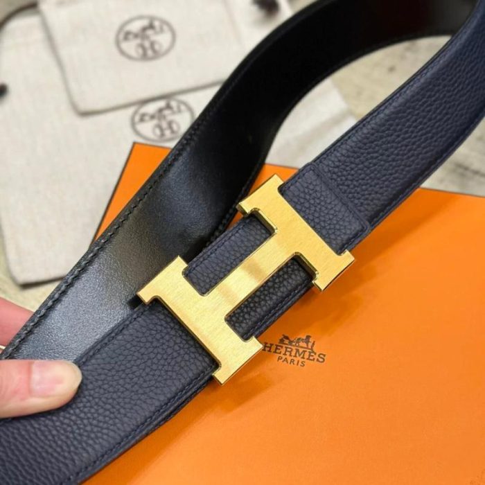 Belt Hermès Buckle & Reversible Leather Strap HM001 - Image 3