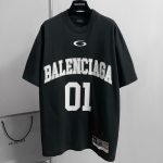 T-shirt- Balenciaga Basketeball Black BL112 - Image 3