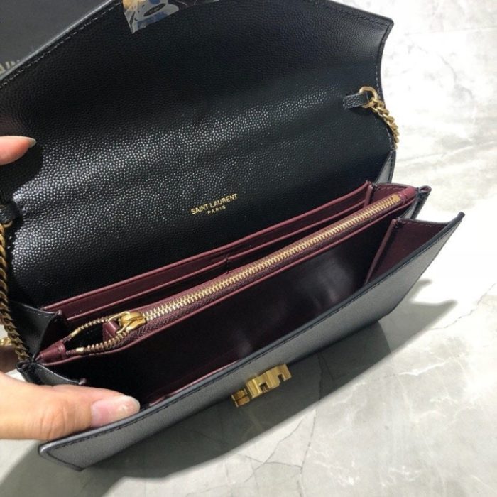 Yves Saint Laurent Cassandra Chain Wallet YSL013 - Image 3
