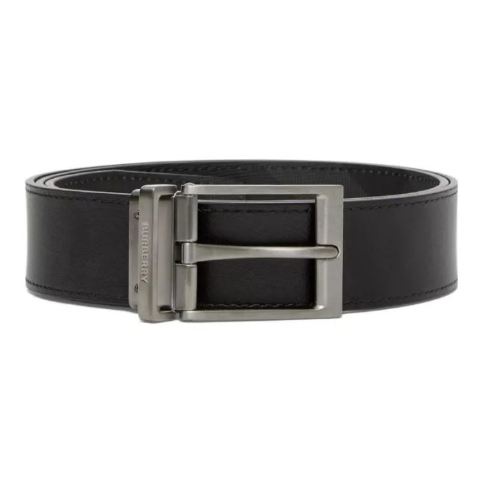 Belt Burberry Check Print Reversible BY017 - Image 2