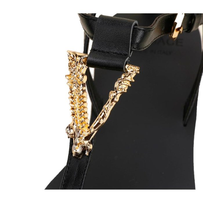 Versace Virtus Flat Sandals VSC012 - Image 3