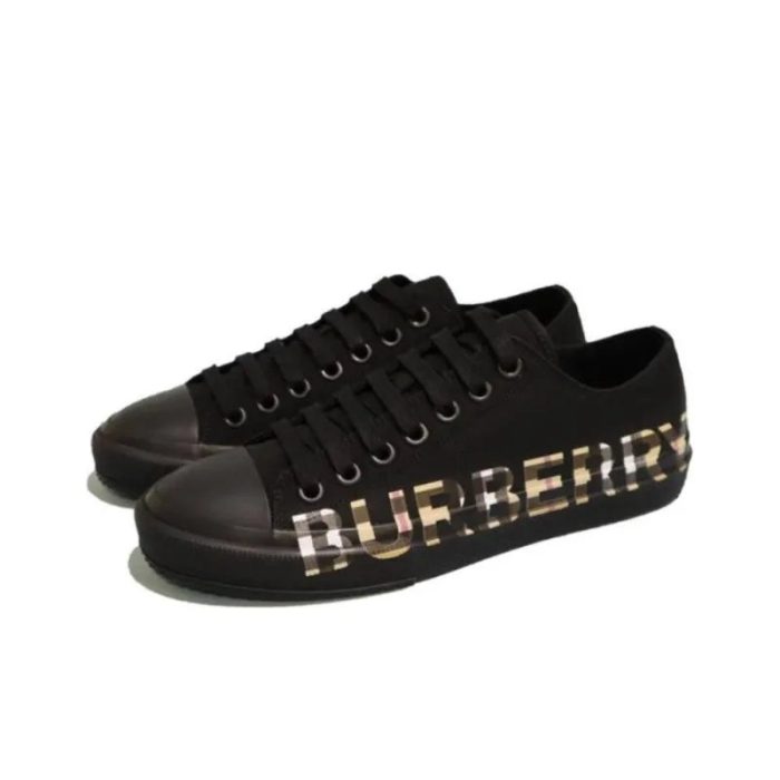 Sneakers Burberry Logo Print Larkhall Canvas BY029 - Image 3