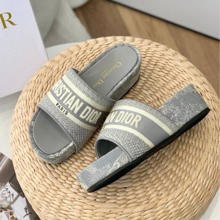 Christian Dior Sandal Gray DO093 - Image 2