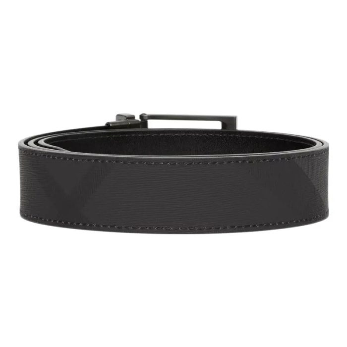 Belt Burberry Check Print Reversible BY017 - Image 3