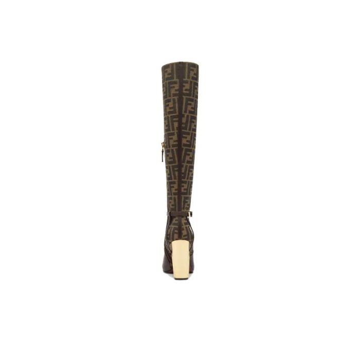 Fendi Delfina 110mm Knee High Boots FDW007 - Image 6
