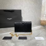 Yves Saint Laurent Small Envelope Chain Wallet YSL012 - Image 9