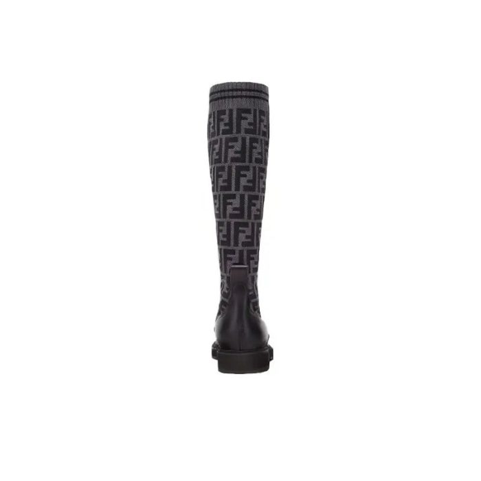 Fendi Rockoko Leather Boot FDW005 - Image 9