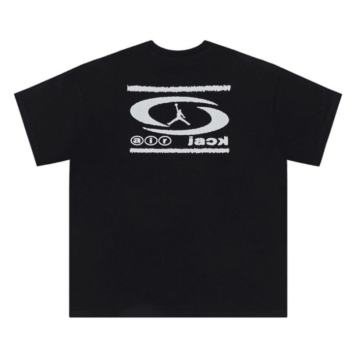 T-shirt Travis Scott x Jordan Black JDN016 - Image 2