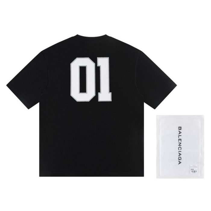 T-shirt Balenciaga Black BL159 - Image 2