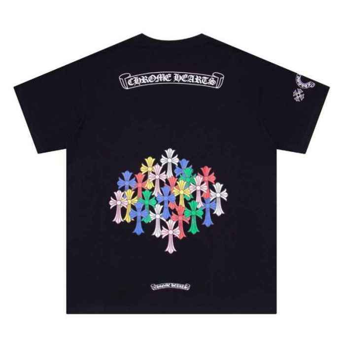 T-Shirt Chrome Hearts Colour Cross Cemetery CH118 - Image 2