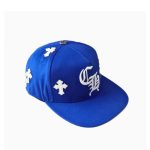 Cap Chrome Hearts Cross Patch Blue CH120 - Image 2