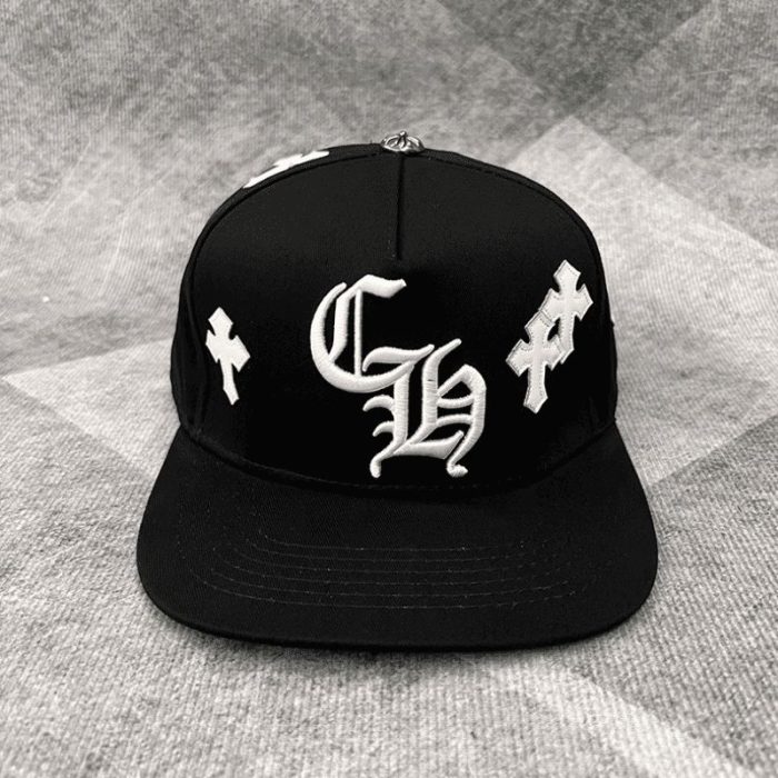 Cap Chrome Hearts Cross Patch Black CH121 - Image 2