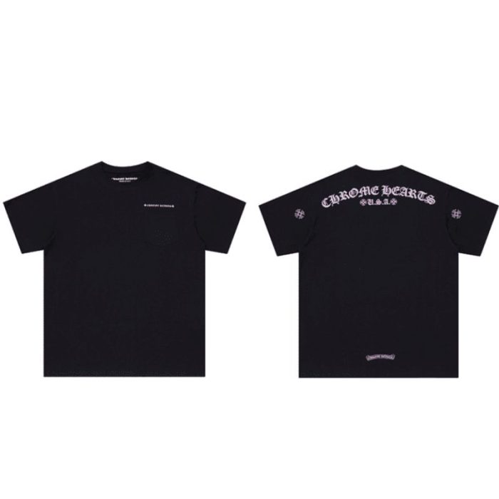 T-Shirt Chrome Hearts Matty Boy Shoulder CH122 - Image 2