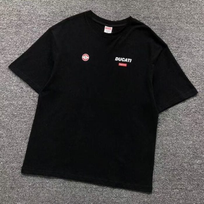 T-shirt Ducati Supreme Ducati Logo Black SP075 - Image 2