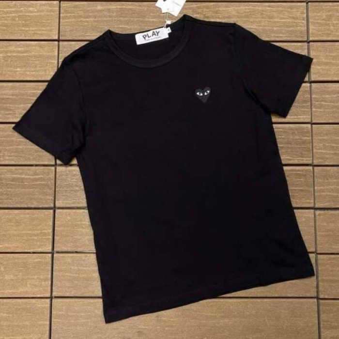 T-shirt Comme Des Garçons Play Black CDG002 - Image 2