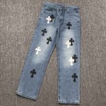 Pants Chrome Hearts Jeans Cross CH136 - Image 2