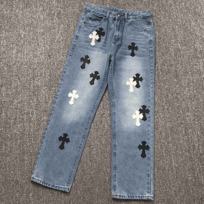 Pants Chrome Hearts Jeans Cross CH136 - Image 2