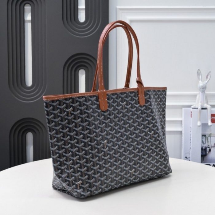 Goyard Saint Louis GM Bag Black/Brown GYD024 - Image 2