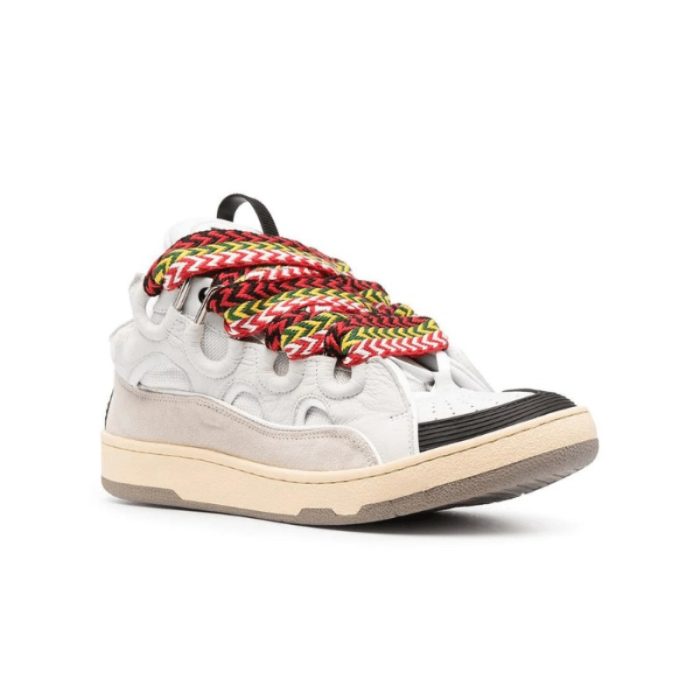 Lanvin Curb Leather White Ivory LNV001 - Image 2