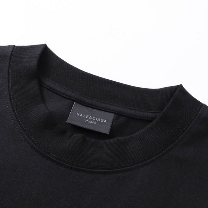 T-shirt Balenciaga Black BL166 - Image 4