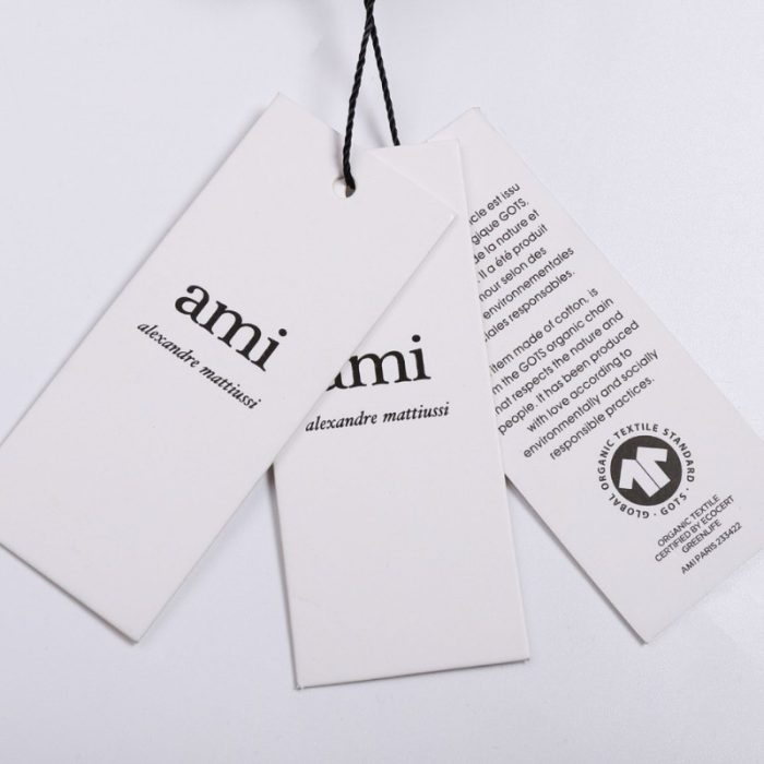 Shorts Ami Paris White AMP004 - Image 4