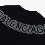 T-shirt Balenciaga Black BL158 - Image 5