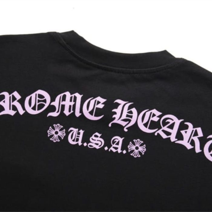 T-Shirt Chrome Hearts Matty Boy Shoulder CH122 - Image 4