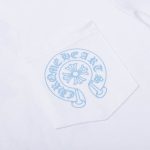 T-Shirt Chrome Hearts Triple Cross Logo White CH132 - Image 4