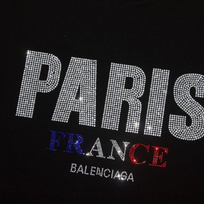 T-shirt Balenciaga Paris France BL164 - Image 6