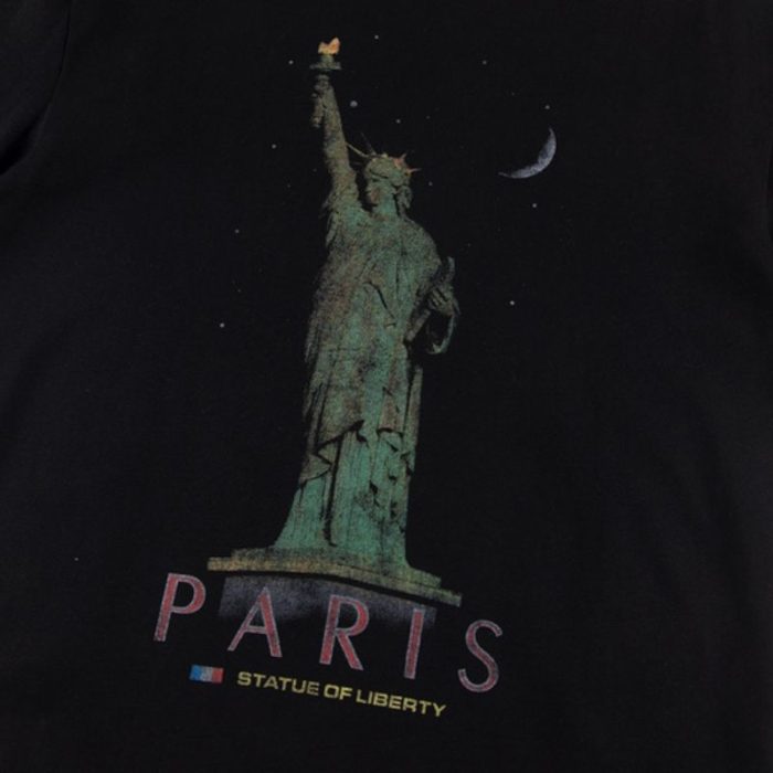 T-shirt Balenciaga Paris Statue Of Liberty BL171 - Image 6