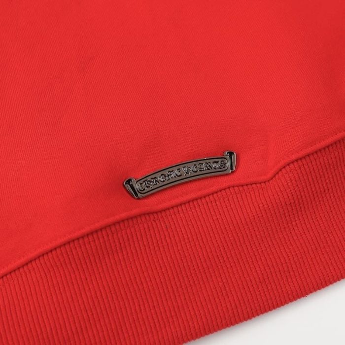 Hoodie Chrome Hearts 3 Cross Red CH133 - Image 5