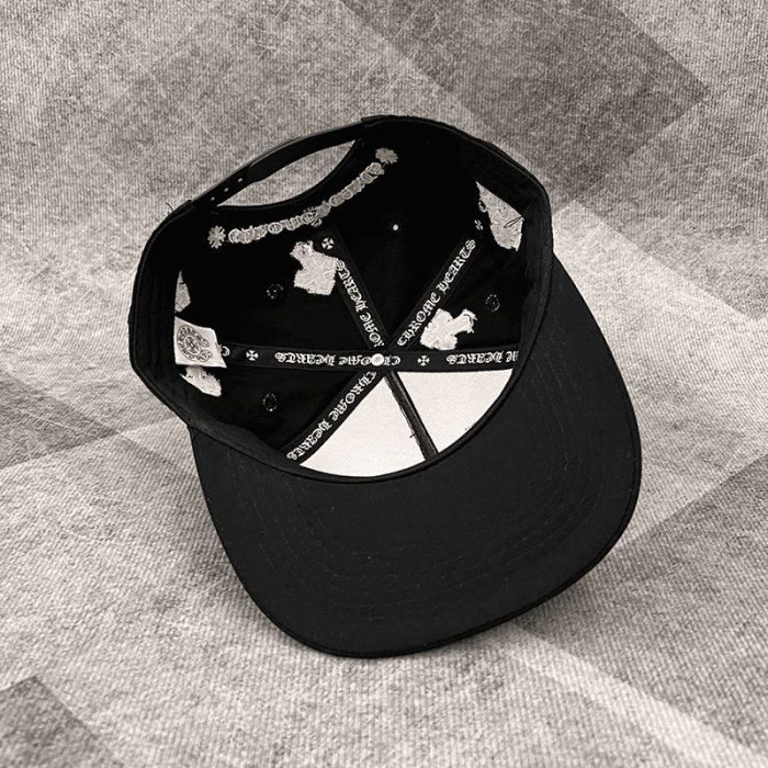 Cap Chrome Hearts Cross Patch Black CH121 - Image 6